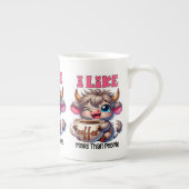 人よりコーヒーが好き ボーンチャイナマグカップ (右)