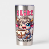 人よりコーヒーが好き 保温保冷タンブラー (背面)