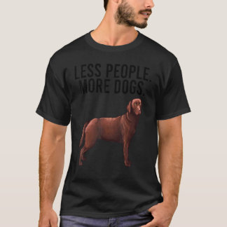 人より犬 ラブラドール・レトリーバー 茶色 イントロ Tシャツ
