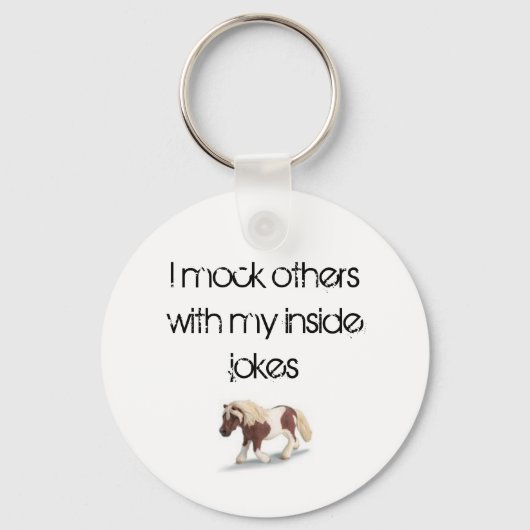 人をからかう キーホルダー (正面)