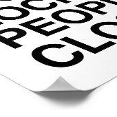 人をストップ固めておきなさい ポスター (角)