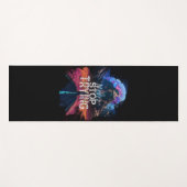 人をストップ試しモダンない ヨガマット (正面(横))