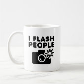人をフラッシュする面白いマグカップ コーヒーマグカップ (左)