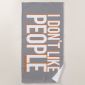 人を不快にさせるビーチタオル ビーチタオル (正面)