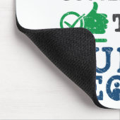 人を判断するために人材が稼がれる マウスパッド (コーナー)