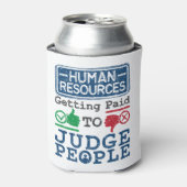 . .人を判断するために支払われる人材 缶クーラー (缶正面)