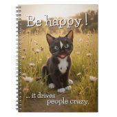 人を動かす熱狂する- Cat ノートブック (正面)