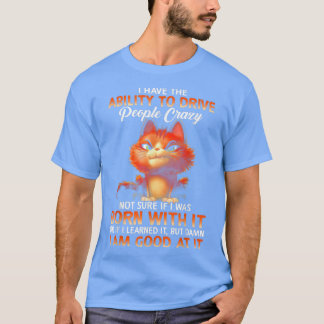 人を動かす能力を持つ猫熱狂する Tシャツ