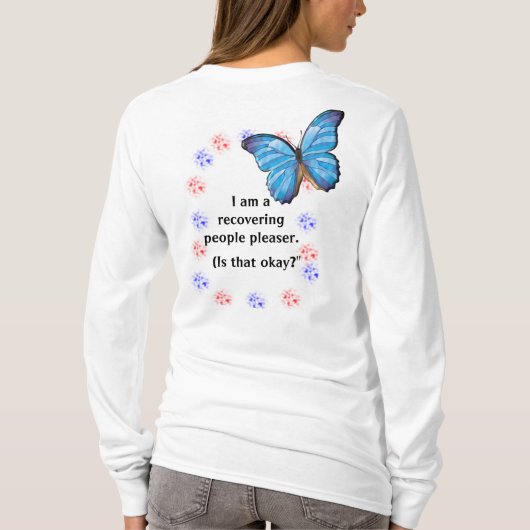 人を回復する楽しい Tシャツ (裏面)