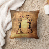 人を囲むヴィンテージ クッション (ブランケット)