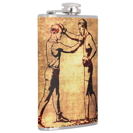 人を囲むヴィンテージ フラスク (右)