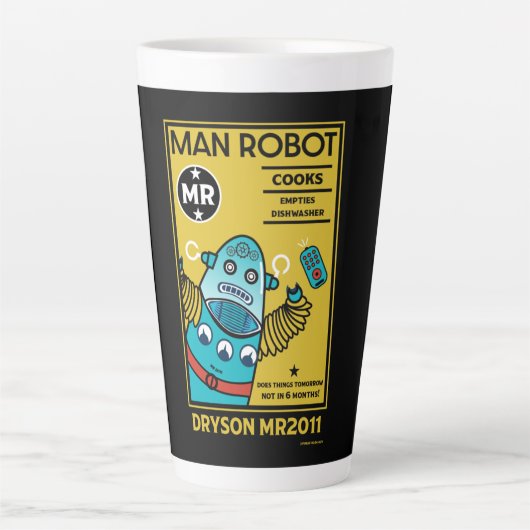 人を変える方法 カフェラテマグ (正面)