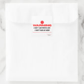 人を好きになれないし薬も飲まない 笑 スクエアシール (バッグ)