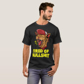 人を嫌悪している Tシャツ (正面フル)