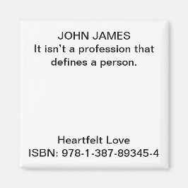 人を定める職業ではない。 マグネット