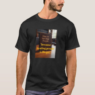 人を平手打ちしないおもしろい方法 – Legal T-Shirt Tシャツ