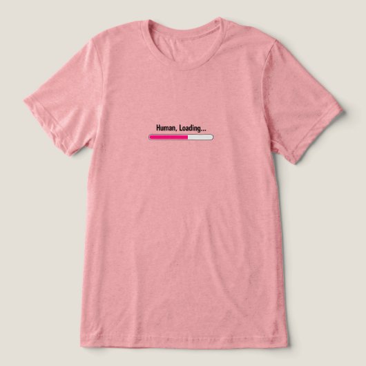 人を待つ トライブレンドTシャツ (デザイン正面)