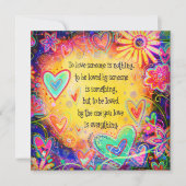 人を愛する引用文かわいらしフローラ (正面)