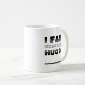 人を抱きしめた時にガスが出る面白いマグカップ コーヒーマグカップ (正面右)