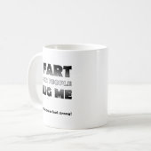 人を抱きしめた時にガスが出る面白いマグカップ コーヒーマグカップ (正面左)