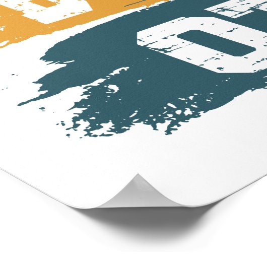 人を挙げて起きる ポスター (角)