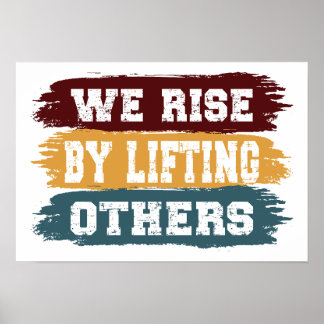 人を挙げて起きる ポスター