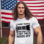 人を撃つ Tシャツ