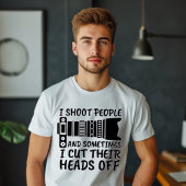 人を撃つ Tシャツ