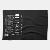 人を殴るのが顔の色を悪くしたから焼く キッチンタオル (横)