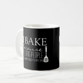 人を殴るのが顔の色を悪くしたから焼く コーヒーマグカップ (正面左)