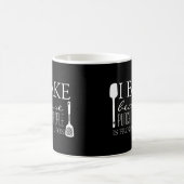 人を殴るのが顔の色を悪くしたから焼く コーヒーマグカップ (中央)