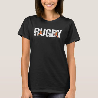 人を殴るのでラグビー Tシャツ
