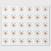 人を殴るのは眉をひそめるからだ ラッピングペーパー (フラット)