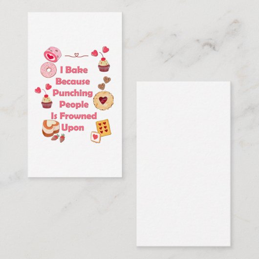 人を殴るのは眉をひそめるからだ 名刺 (正面/裏面)