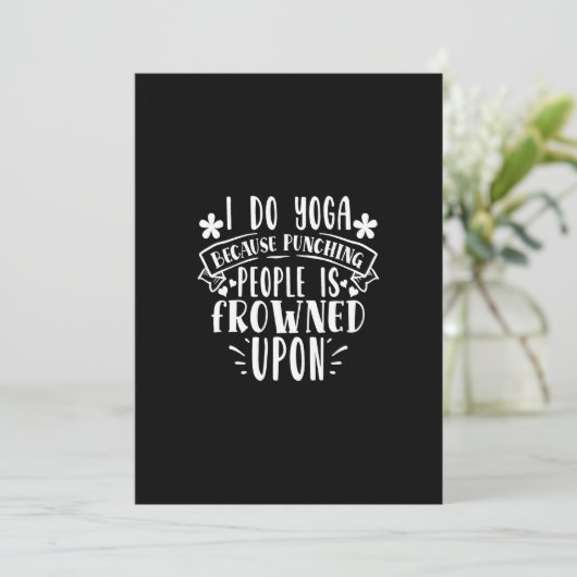 人を殴るのは眉をひそめるからヨガをする 招待状 (スタンド正面)