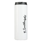 人を殴るのは違法だからという皮肉 タンブラー (裏面)