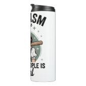 人を殴るのは違法だからという皮肉 タンブラー (回転右)