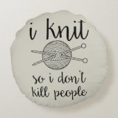 人を殺さないように編む ラウンドクッション (裏面)
