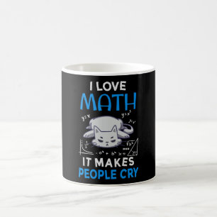 人を泣かせる数学が大好き コーヒーマグカップ