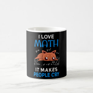 人を泣かせる数学が大好き コーヒーマグカップ