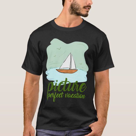 人を絞め殺さないために釣りをする 魚の名言 Tシャツ (正面)