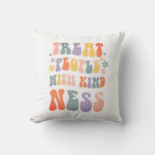 人を親切に扱う クッション (正面)