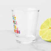 人を親切に扱う ショットグラス (右)