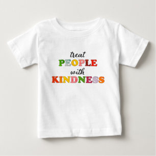人を親切に扱う ベビーTシャツ