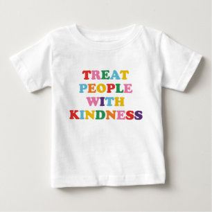 人を親切に扱う ベビーTシャツ