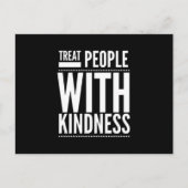 人を親切に扱う ポストカード (正面)