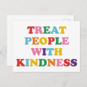 人を親切に扱う ポストカード (正面/裏面)