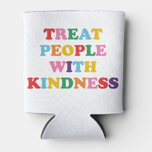 人を親切に扱う 缶クーラー (正面)