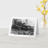 人を運ぶ記録列車 カード (黄色い花)