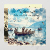 人を釣る漁師の聖書の箇所 (正面/裏面)